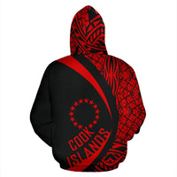 Cook Islands Polynesian Zip up Hoodie Circle Style 01 - Polynesian Pride
