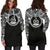 Vanuatu Women Hoodie Dress - Vanuatu Coat Of Arms Polynesian Black Color - Polynesian Pride