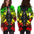 Fiji Hoodie Dress - Polynesian Tattoo Reggae - Polynesian Pride