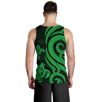 New Caledonia Men's Tank Top - Green Tentacle Turtle - Polynesian Pride