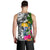 Nauru Custom Personalised Men's Tank Top White - Turtle Plumeria Banana Leaf Crest - Polynesian Pride