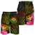 Federated States of Micronesia Polynesian Personalised Men's Shorts - Hibiscus and Banana Leaves - Polynesian Pride