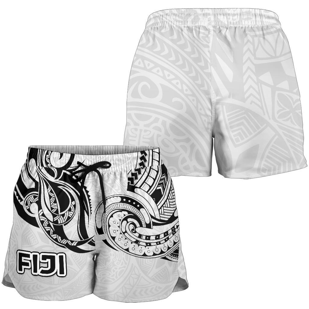 Fiji Rugby Women Shorts Polynesian Waves Style - Polynesian Pride