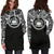 Samoa Women Hoodie Dress - Samoa Coat Of Arms Polynesian Black Color - Polynesian Pride