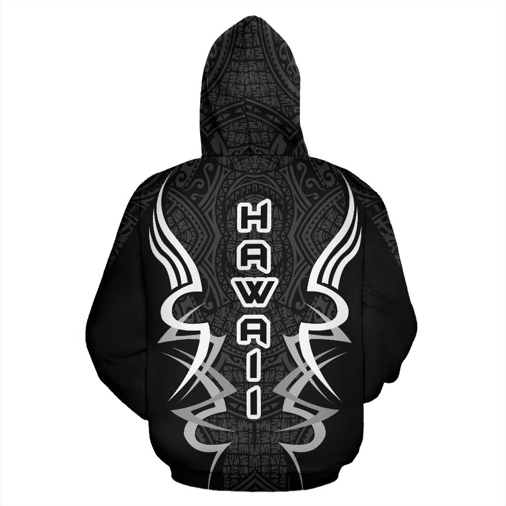 Kanaka Map Zip up Hoodie Gray Armor Style - Polynesian Pride