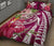 Hawaii Polynesian Turtle Tropical Hibiscus Plumeria Quilt Bed Set - Pink - Polynesian Pride