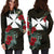 Wallis and Futuna Hoodie Dress - Wallis and Futuna Coat Of Arms Hibiscus - Polynesian Pride