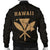 Hawaii Kakau Polynesian Kanaka Map Men's Bomber Jacket - Gold - Polynesian Pride