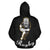 Life Is Rugby Zip up Hoodie Maori Mask Rugby Player Running With Ball - Polynesian Pride