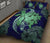 Hawaii Polynesian Turtle Hibiscus Quilt Bed Set - Green - Polynesian Pride