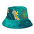 Palau Polynesian Bucket Hat - Manta Ray Ocean - Polynesian Pride