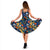 Hawaii Tropical Buttterfly And Flower Midi Dress - Polynesian Pride