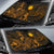 Nauru Auto Sun Shades Turtle Hibiscus Gold - Polynesian Pride