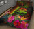 Tuvalu Polynesian Quilt Bed Set - Hibiscus and Banana Leaves - Polynesian Pride