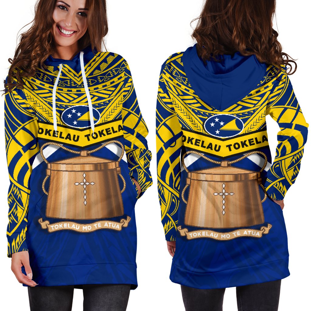 Tokelau Rugby Women Hoodie Dress Version - Polynesian Pride