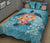 Hawaii Turtle Hibiscus Plumeria Quilt Bed Set - Polynesian Pride