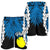 Palau Polynesian Men's Shorts - Tribal Wave Tattoo Flag Style - Polynesian Pride