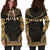 Niue Women's Hoodie Dress - Polynesian Gold Chief - Polynesian Pride