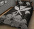 Hawaiian Kanaka Quilt Bed Set Hibiscus Polynesian Love Gray - Polynesian Pride