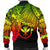 Polynesian Hawaii Men's Bomber Jacket - Tribal Wave Tattoo Reggae - Polynesian Pride