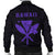 Hawaii Kakau Polynesian Kanaka Map Men's Bomber Jacket - Purple - Polynesian Pride