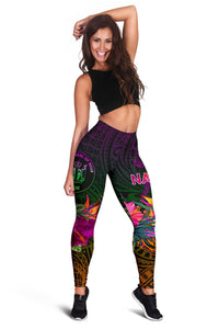 Niue Polynesian Personalised Women's Leggings - Summer Hibiscus - Polynesian Pride