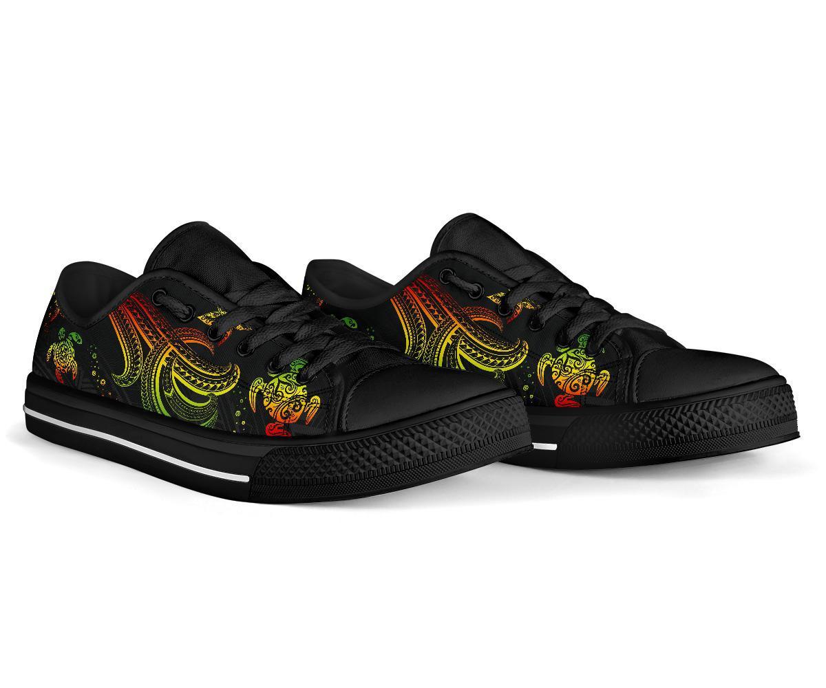 Polynesian Low Top Shoe - Reggae Turtle - Polynesian Pride