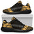 Marquesas Islands Sport Sneakers - Polynesian Tattoo Gold - Polynesian Pride