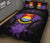 Kiribati Polynesian Quilt Bed Set Hibiscus Purple - Polynesian Pride