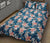 Hawaii Quilt Bed Set Tropical Hibiscus Blue AH - Polynesian Pride