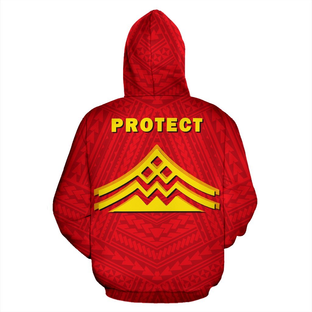 Hawaii Mauna Kea Polynesian Zip up Hoodie - Polynesian Pride