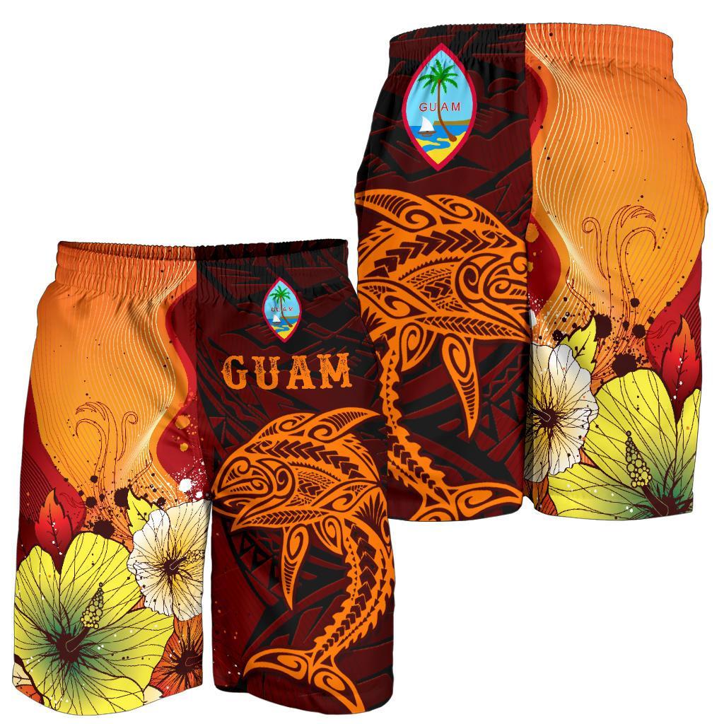 Guam Men's Shorts - Tribal Tuna Fish - Polynesian Pride