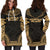 Norfolk Island Women's Hoodie Dress - Polynesian Gold Chief - Polynesian Pride