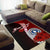 Northern Mariana Islands Polynesian Custom Personalised Polynesian Area Rug - Coat Of Arm With Hibiscus - Polynesian Pride