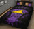 Tokelau Polynesian Quilt Bed Set Hibiscus Purple - Polynesian Pride