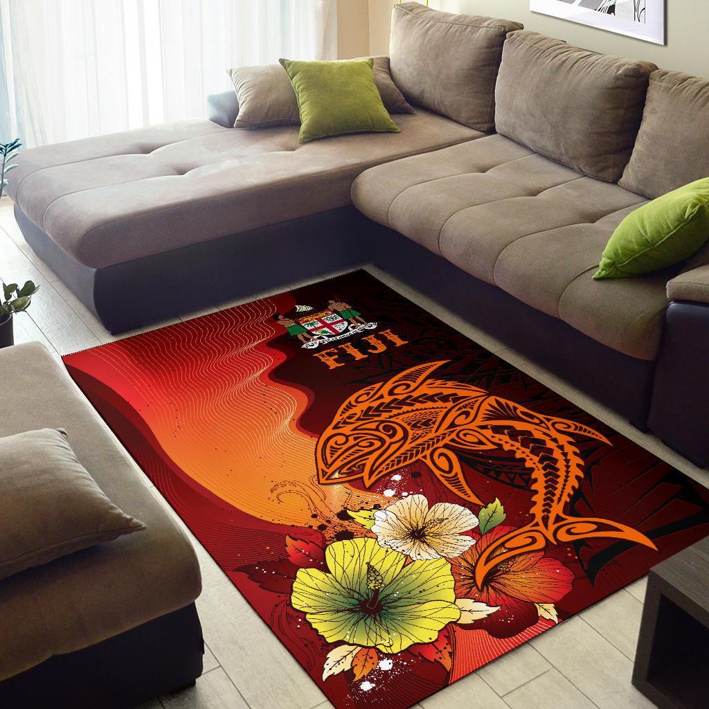 Fiji Area Rugs - Tribal Tuna Fish - Polynesian Pride
