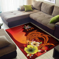Fiji Area Rugs - Tribal Tuna Fish - Polynesian Pride