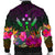 Kosrae Men's Bomber Jacket - Summer Hibiscus - Polynesian Pride