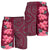 Hawaii Hibiscus Flower Polynesian Men's Shorts - Curtis Style - Pink Pink - Polynesian Pride