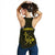 Hawaii Kakau Polynesian Hammerhead Shark Women's Racerback Tank - Yellow - Polynesian Pride