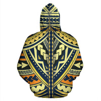 Polynesian Tattoo Zip up Hoodie - Polynesian Pride