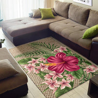 Lauhala Hibiscus Area Rug AH - Polynesian Pride