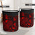 New Caledonia Laundry Basket - Polynesian Turtle Hibiscus Red - Polynesian Pride