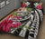 Hawaii Polynesian Turtle Tropical Hibiscus Plumeria Quilt Bed Set - Black - Polynesian Pride