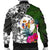 Niue Men Bomber Jacket - Turtle Plumeria Banana Leaf - Polynesian Pride