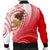 American Samoa Polynesian Custom Personalised Personalized Men's Bomber Jacket - Bald Eagle (Red) - Polynesian Pride