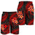 Polynesian Hawaii Men Shorts - Red Plumeria RED - Polynesian Pride