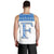 Fiji Men's Tank Top - Tapa White Style - Polynesian Pride