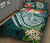 American Samoa Polynesian Quilt Bed Set - Summer Plumeria - Polynesian Pride