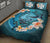 Wallis and Futuna Polynesian Quilt Bed Set - Blue Plumeria Animal Tattoo - Polynesian Pride